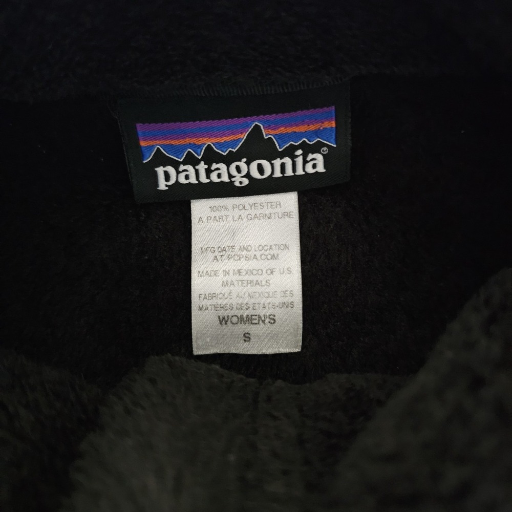 Patagonia Women's Full-Zip Re-Tool Jacket Size Small Black Polartec - Picture 5 of 10